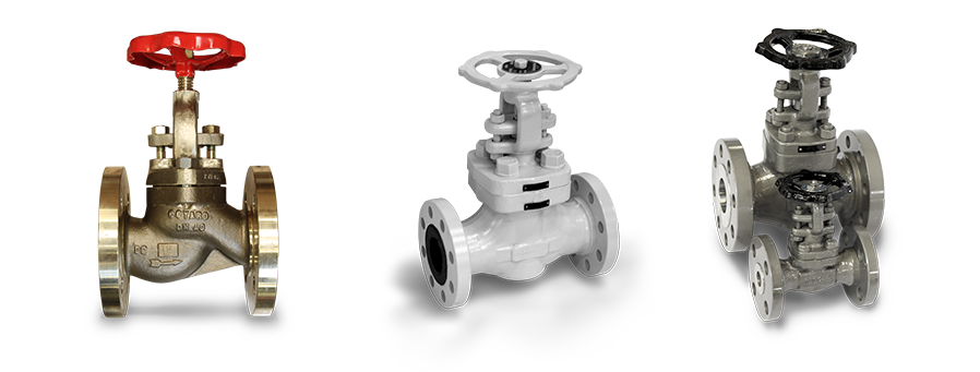 Forged or cast valves